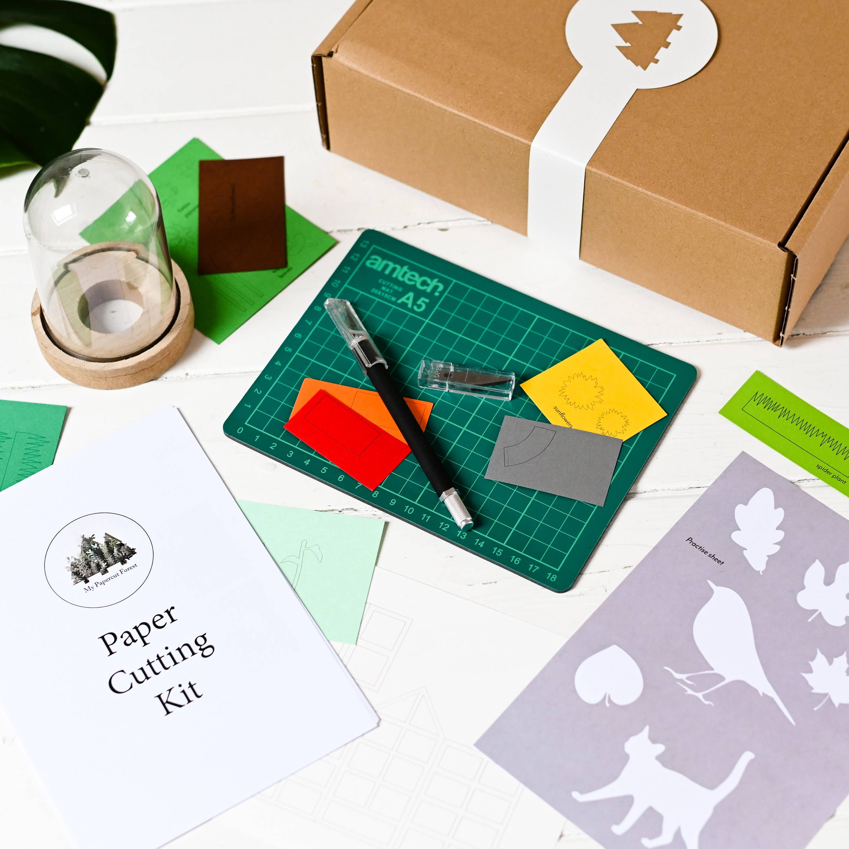 My Papercut Forest – Großhandel Bastelset – DIY Bastelset Gewächshaus aus Papier für Erwachsene4
