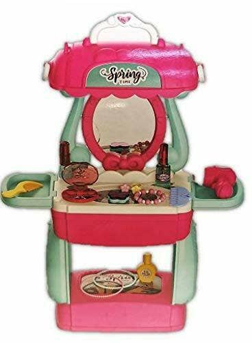 Toyventures – Engroshandel Legetøjssæt - Børn – Toyventures sminkesæt og hårdresser til børn – prinsessestil med spejl og tilbehør5