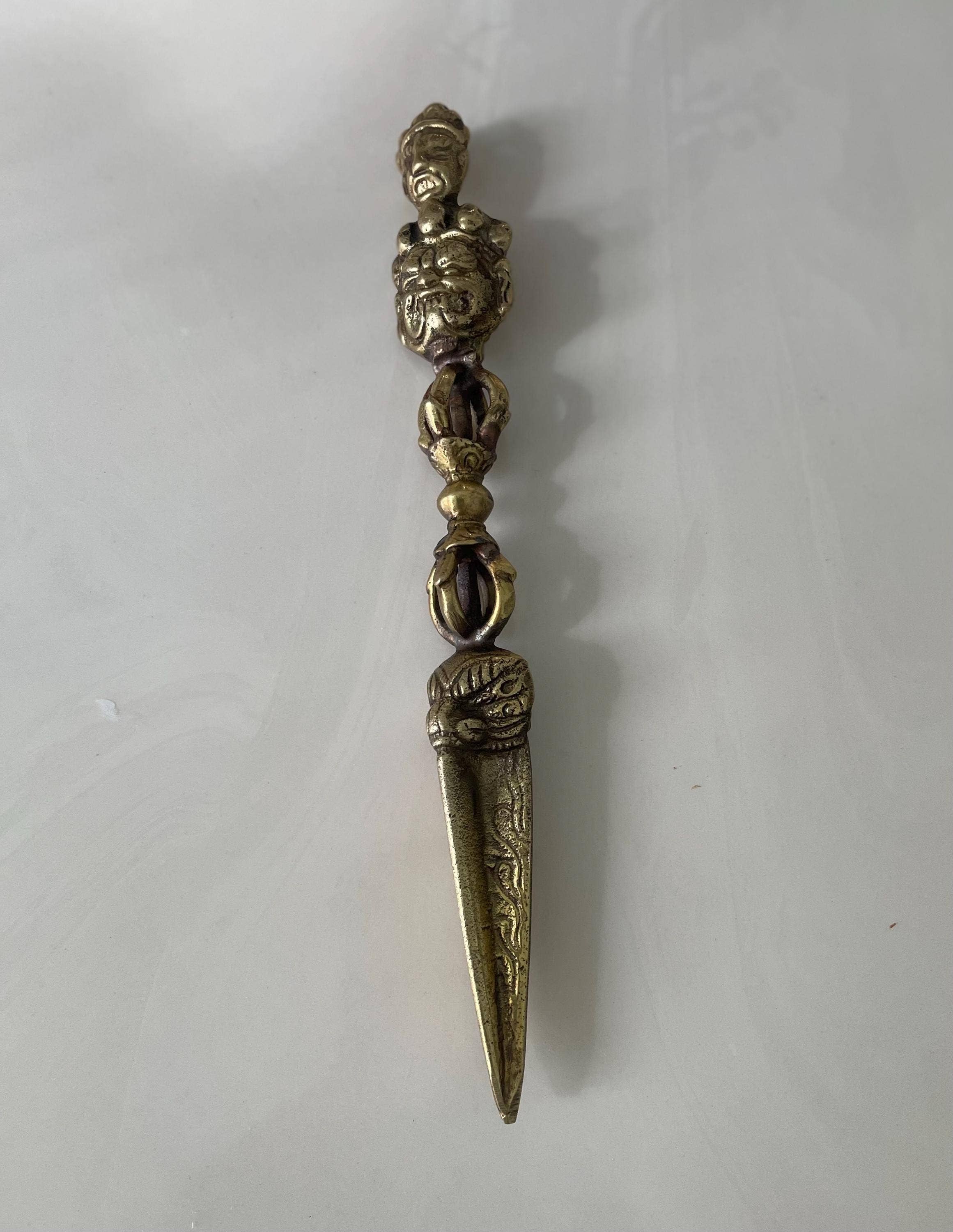 Like International - Wholesale Meditation Supplies - Tibetan Phurba Dorje Kila Ritual Dagger Handcarved Nepal0