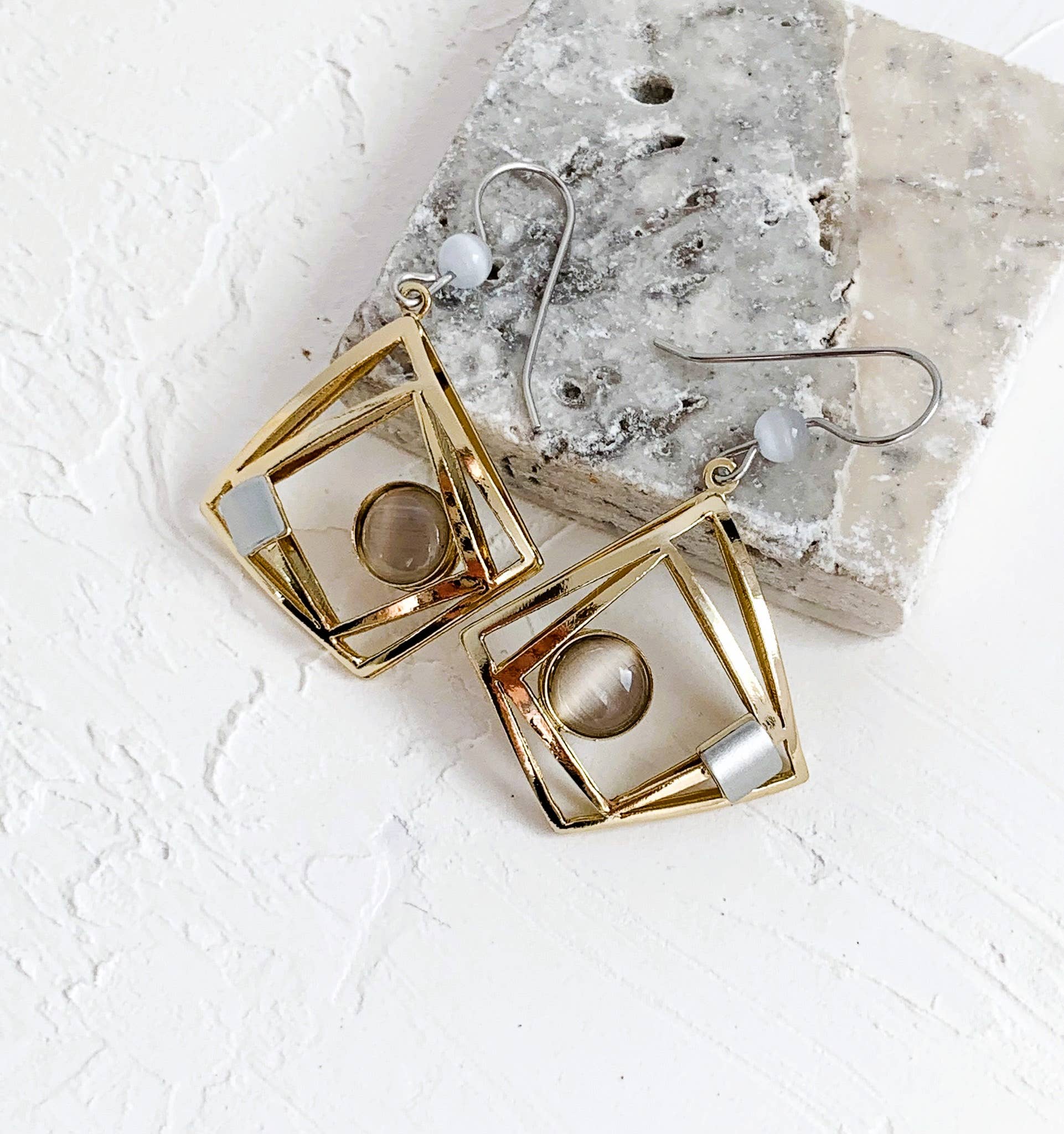 Christophe Poly / Crono Design - Vente Parures de bijoux - Prépack BOUCLES D'OREILLES (DY12P) - 18x Crochets d'Oreilles en Fil & Présentoir Offert54