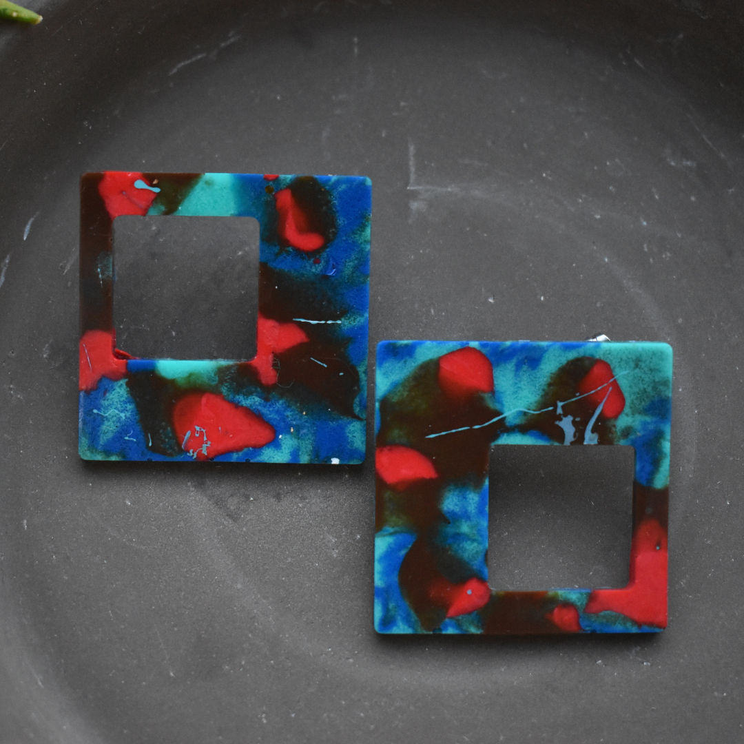 Martita's Creation - Wholesale Dangle Earrings - Custom Handmade Earrings with Acrylic Paint0