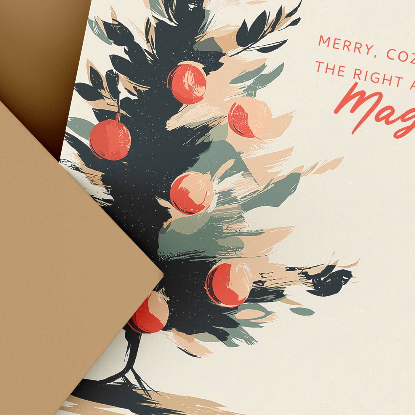 Tiramisu Paperie - Vente Cartes de Noël - LA COLLECTION DOLCE-Noël, Carte de vœux, Magie2