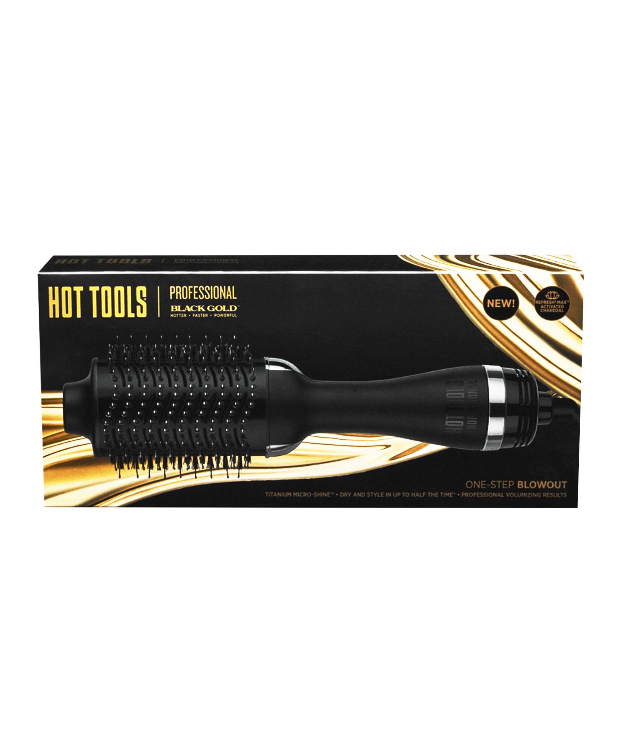 iTech361 - Wholesale Hair Dryer - Hot Tools Professional Black Gold One Step Dryer & Volumizer7
