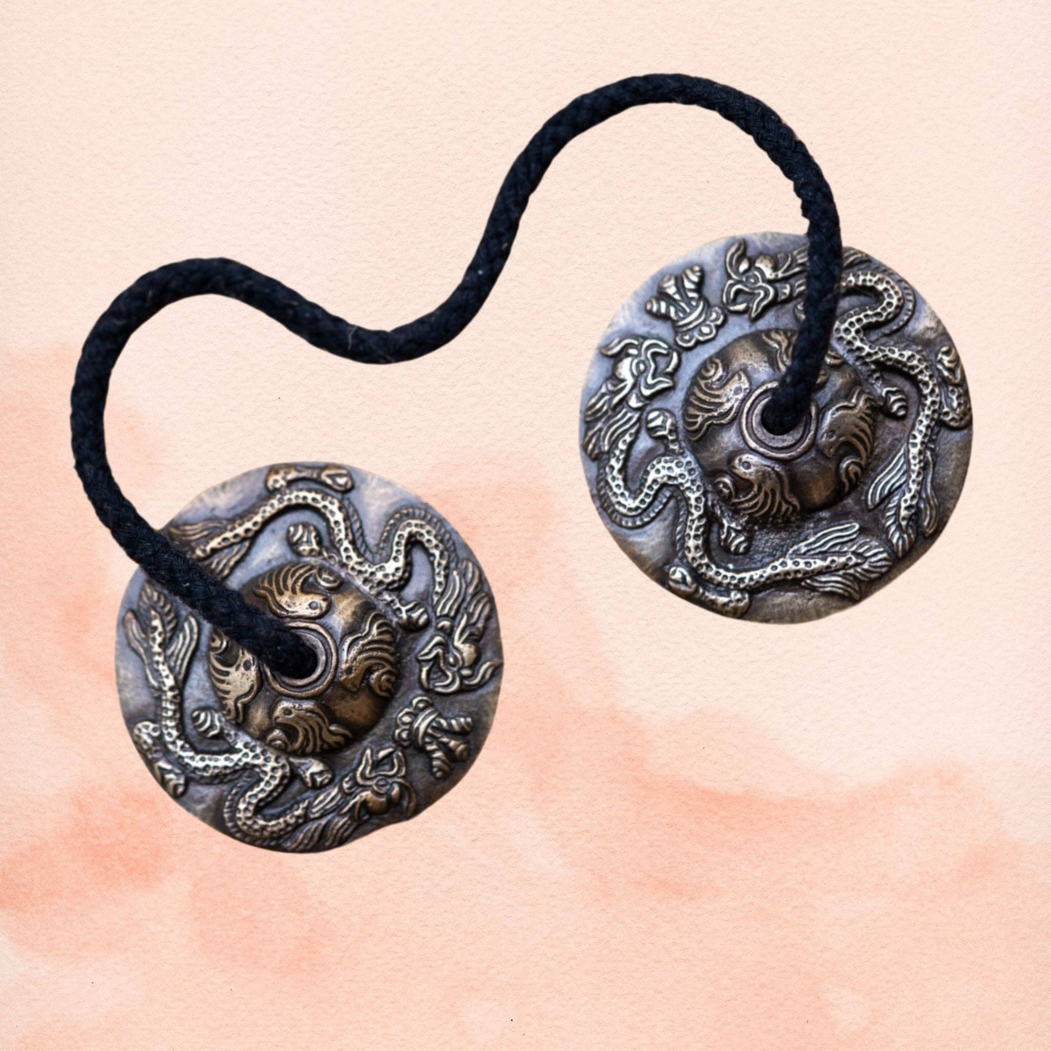 Singing Bowl Shop - Wholesale Meditation Supplies - Dragon Tingsha - Protection0