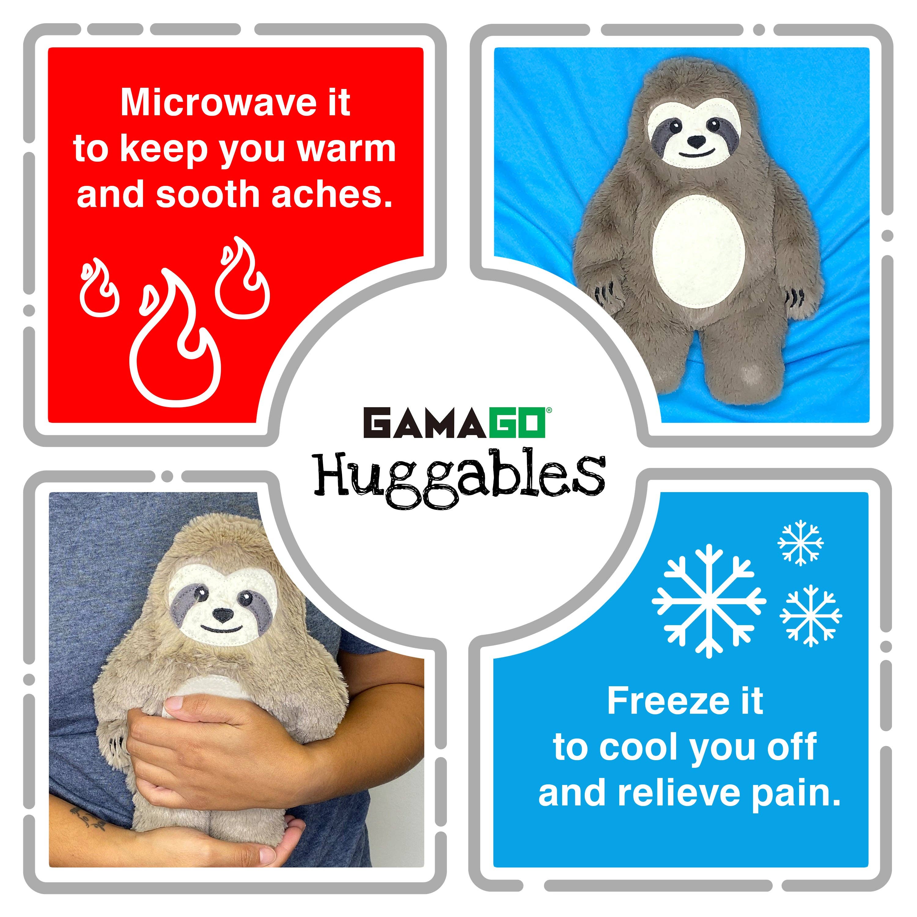 AQUARIUS, GAMAGO, ICUP, & ROCK SAWS by NMR Brands - Wholesale Heating Pad - Huggable Sloth Heating Pad & Pillow 22