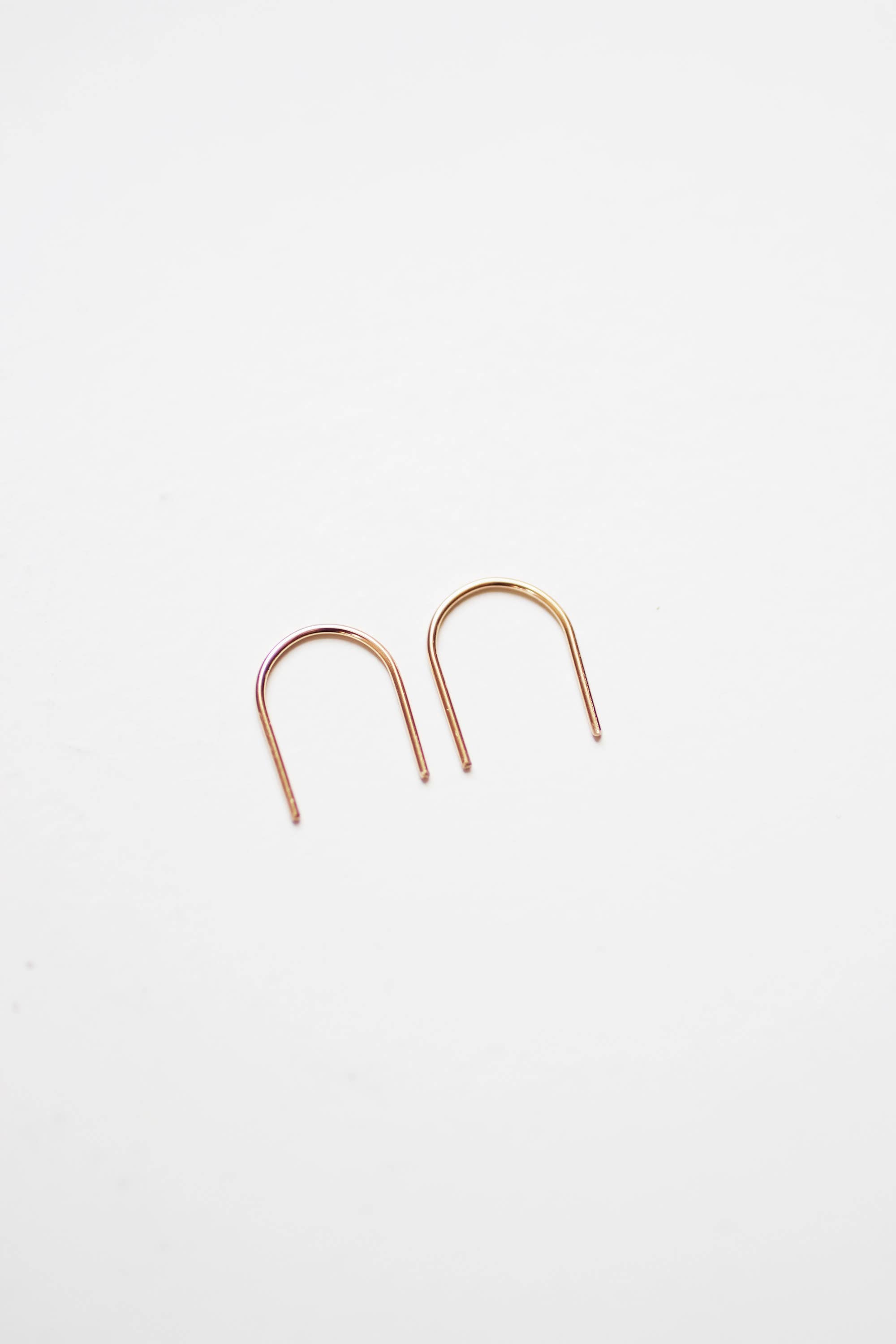 Rare Bird Co. + Pauline Stanley Studio - Wholesale Dangle Earrings - Mini Arc Minimalist Wire Earrings