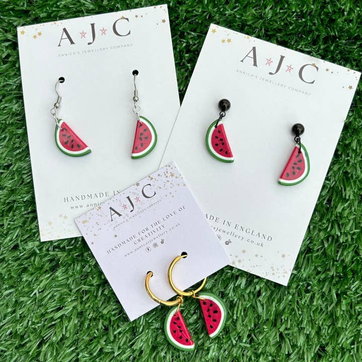 Watermelon Dangles for wholesale by Annica’s Jewellery Co