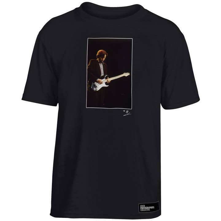 Rock Photographers Collective – wholesale T-shirt med screentryck – Barn – Eric Clapton (1) 1991 T-Shirt för barn