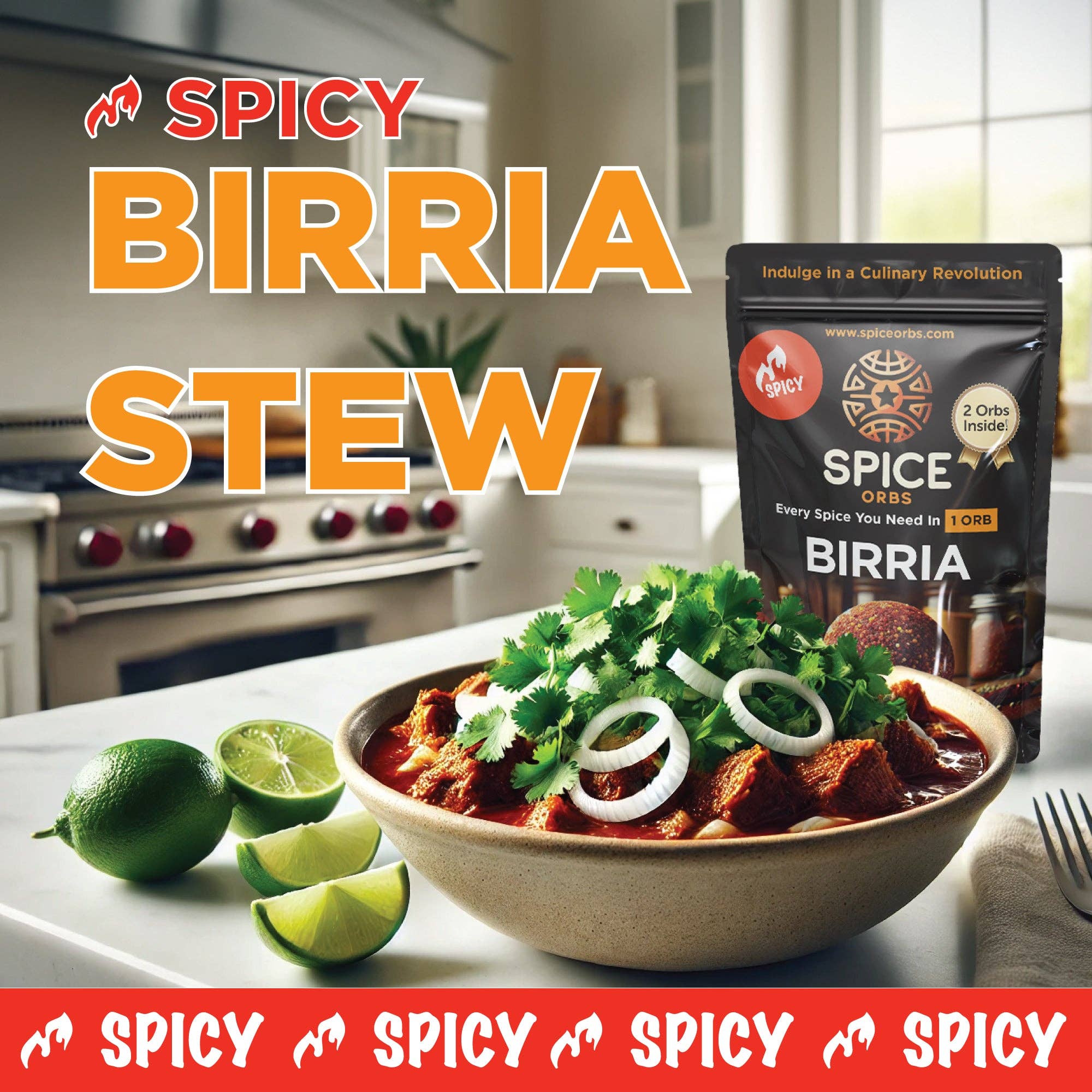 Spice Orbs - Wholesale Dried spice mix - Large SPICY Birria Spice Orbs6