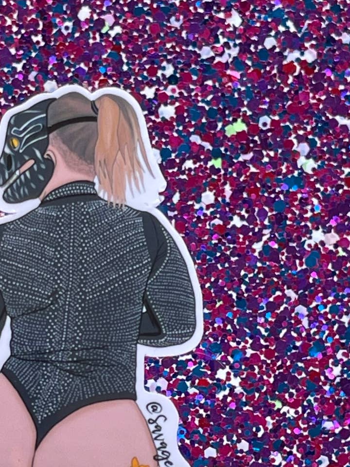 Dinosaur Tyranicorn Booty - Sticker por atacado de Savage Sins