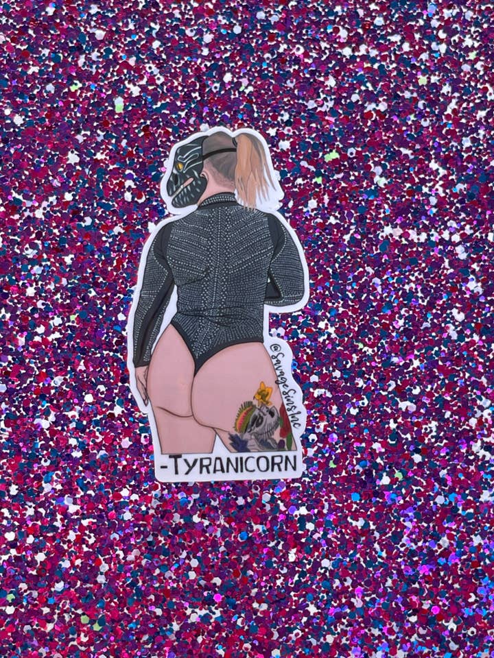 Dinosaurier Tyranicorn Beute - Aufkleber für den Großhandel von Savage Sins
