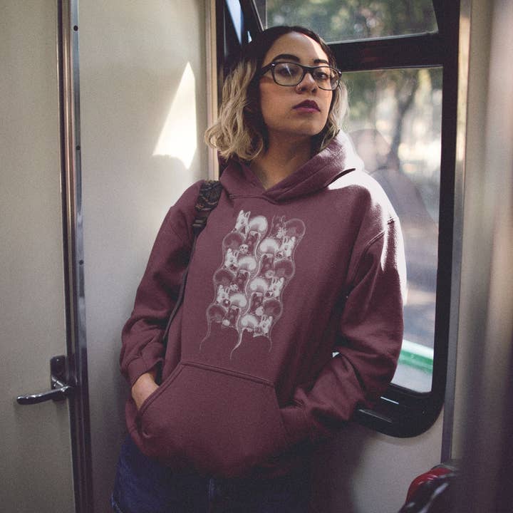 12 Mice - Unisex Hoodie - Made to order - Choice of Colours for wholesale by symbolika