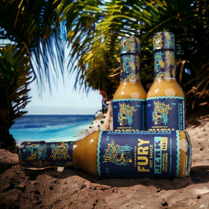 Jerk - Sauce piquante jamaïcaine Scotch Bonnet pour la vente par Fury Hot Sauce