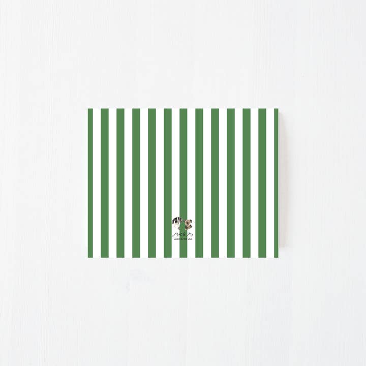 Mac and Mo Studio - Luxury Stationery and Greeting Cards - Wholesale Stationery/Notecard Set - Elf Dog Box Set Note Cards - Watercolor Christmas Puppy1