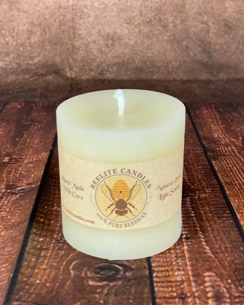 Beelite Candles - Wholesale Pillar Candle - Smooth Beeswax Pillar Candles6