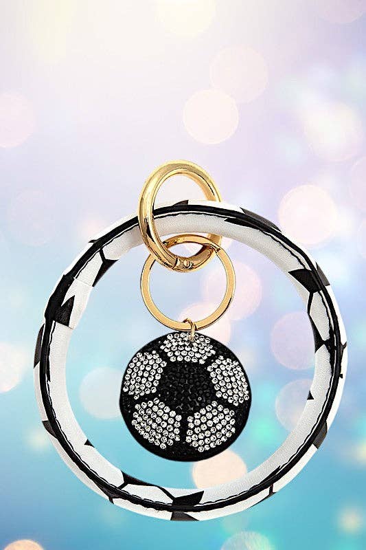 As Shown SOCCER FASHION BRACELET KEYCHAIN for wholesale on Faire1