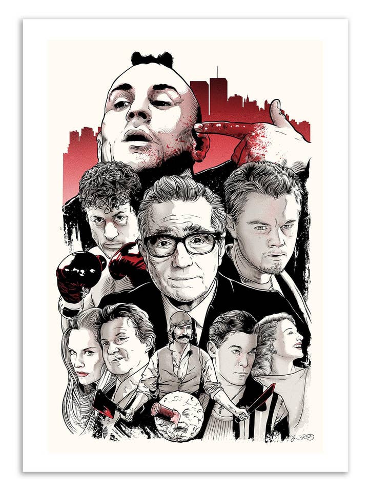 Poster d’arte Scorsese - Joshua Budich W16053 per la vendita all'ingrosso da parte di Wall Editions