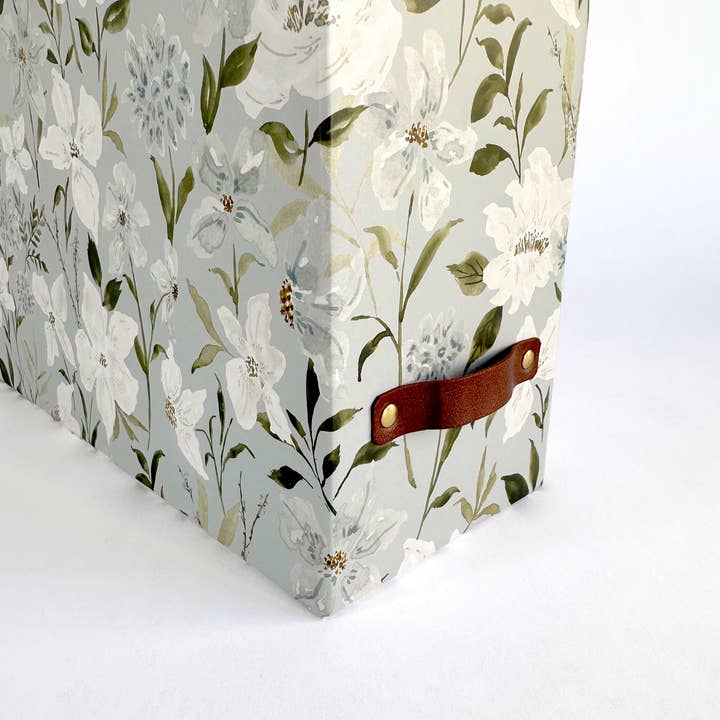 Beth Schneider Designs, LLC - Wholesale Magazine Rack - Tranquility Floral Soft Touch Magazine Holder4