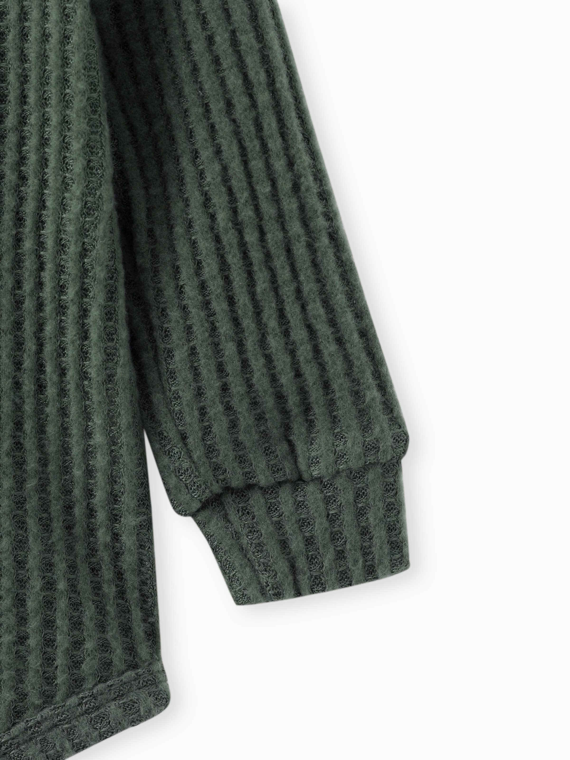 PatPat - Wholesale Clothing Set - Baby - 2pcs Solid Waffle Long-sleeve Baby Set38