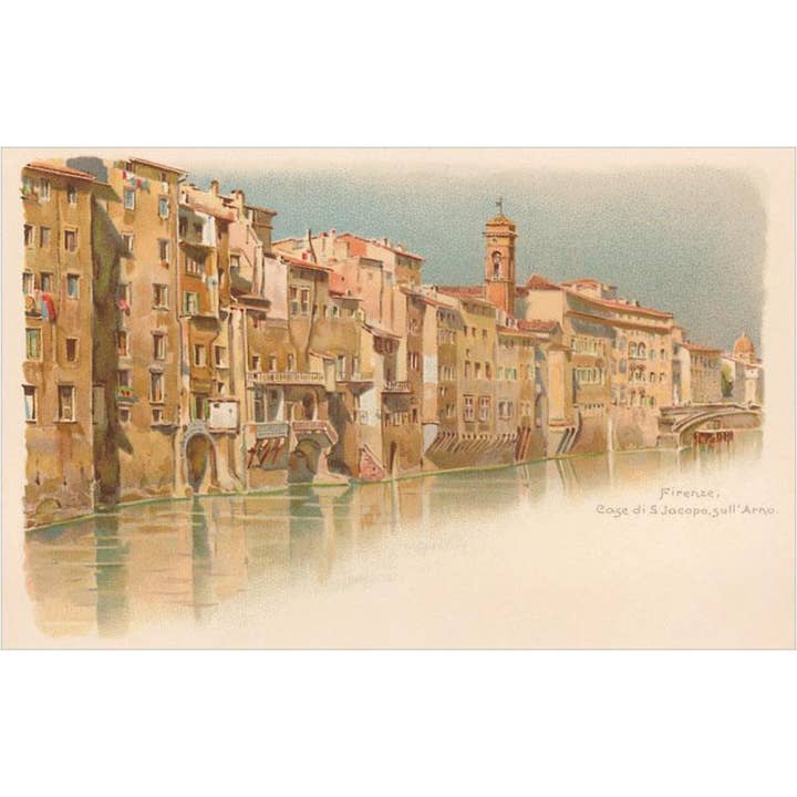 Found Image Press - Wholesale Sticker - Sticker IT-104 Arno River in Florence, Italy