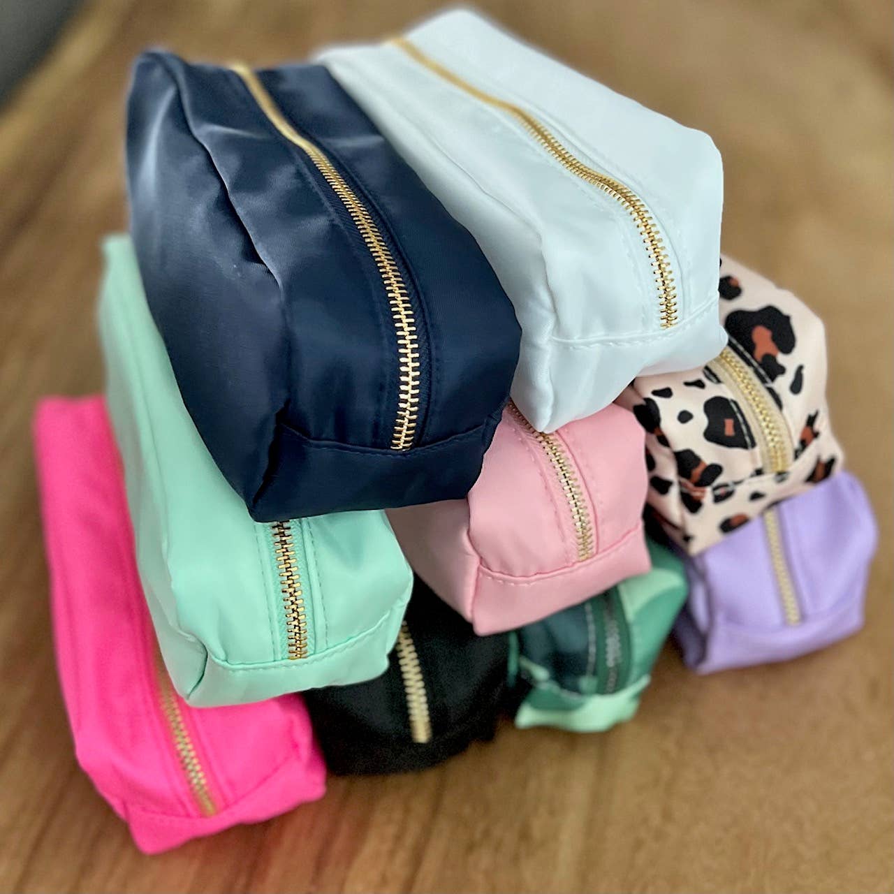 Palmy Pineapple - Vente Étuis/trousses à crayons - Trousse à crayons en nylon/trousse à pinceaux de maquillage pour patchs en chenille2