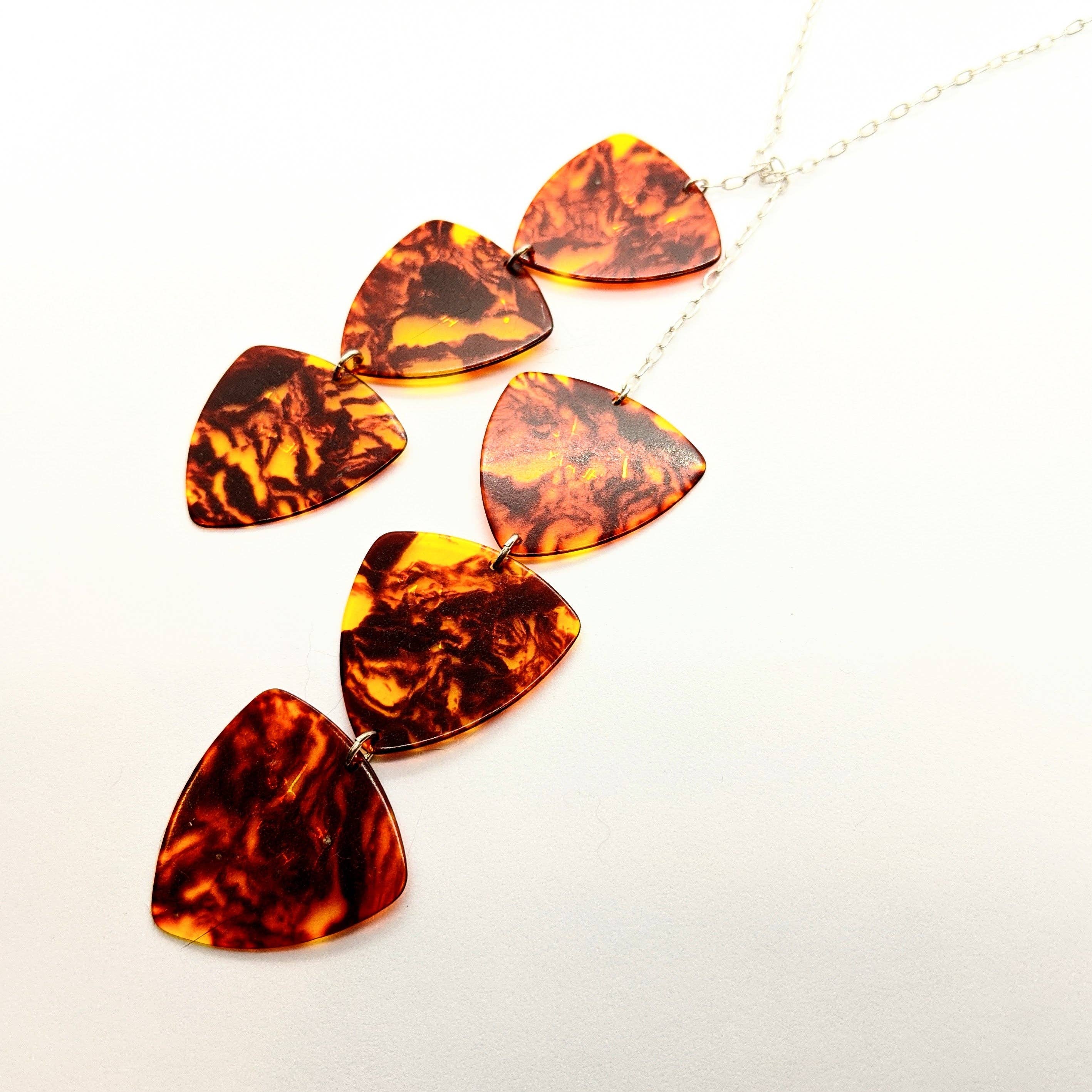 Amy Pfaffman Jewelry - Wholesale Pendant/Charm Necklace - Guitar pick tie necklace0