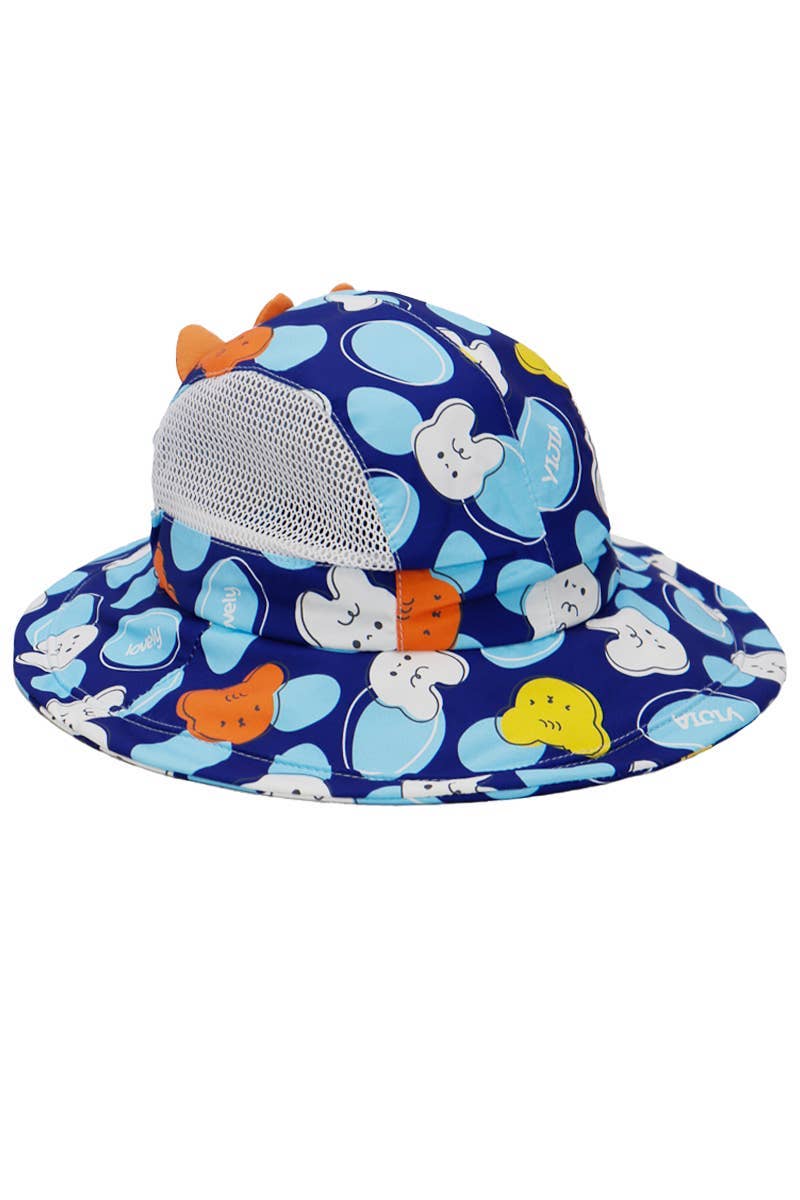 Assorted Kids Animal Pals Wired Dome Brim Bucket Hat for wholesale on Faire13