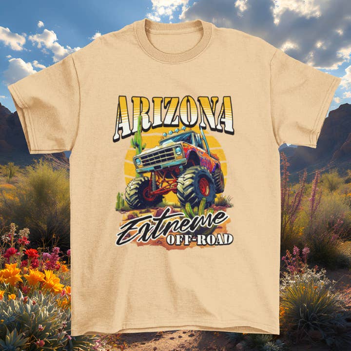 Arizona Extreme 4x4 Off Road T-Shirt for wholesale by Eyeconic Prints