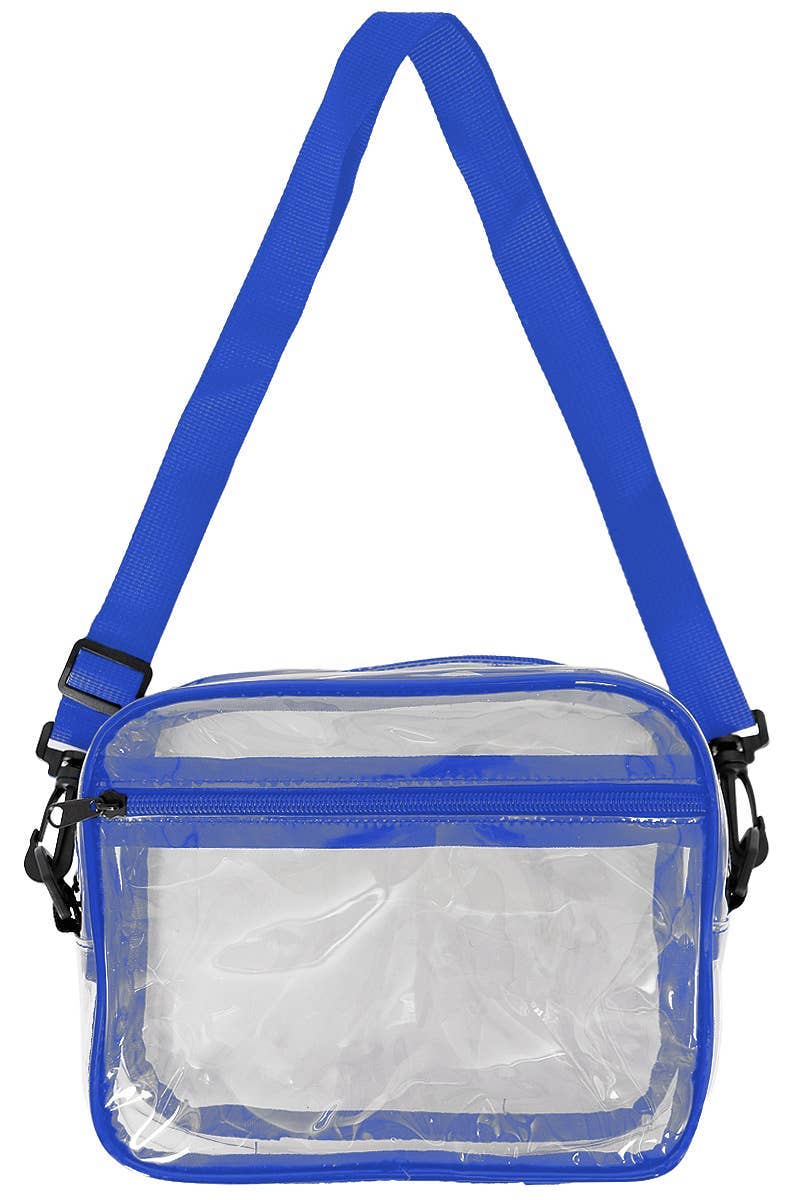 Cap Zone - Wholesale Crossbody Bag - Women's - Clear Pvc Crossbody Messenger Travel Bag9