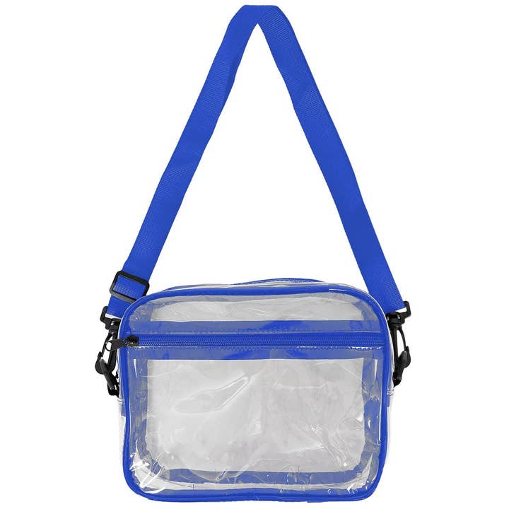 Cap Zone - Wholesale Crossbody bag – Women's - Clear Pvc Crossbody Messenger Travel Bag9