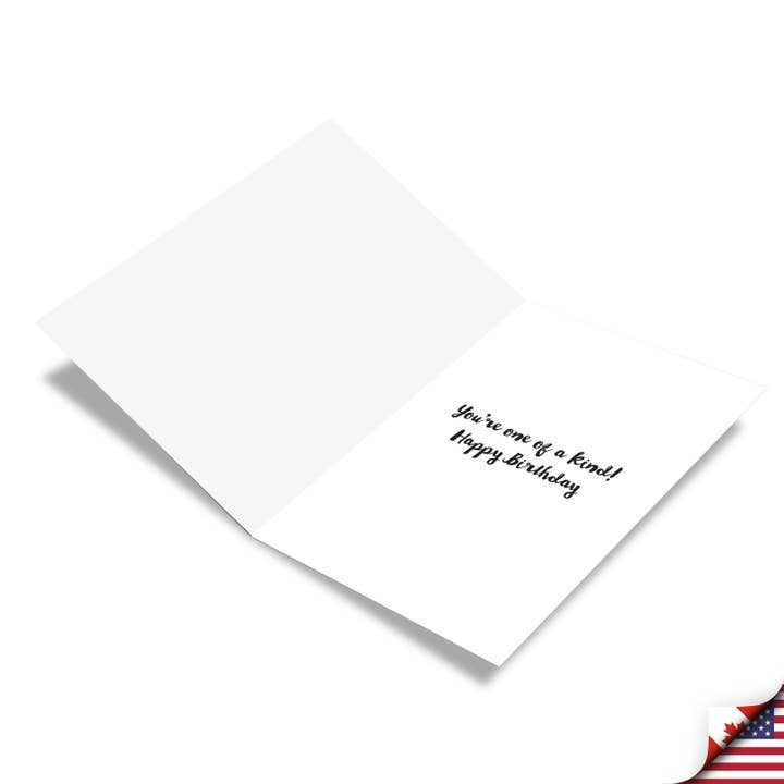 NobleWorks - Wholesale Birthday Card - Birthday Card - Horns and Unicorns - Born To Be