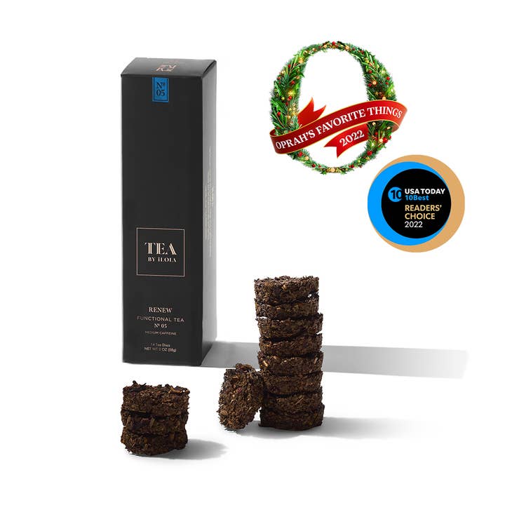 Renew No. 05 – Detox + Digestion Probiotic Wellness Tea Disc for wholesale by iLOLA Tea