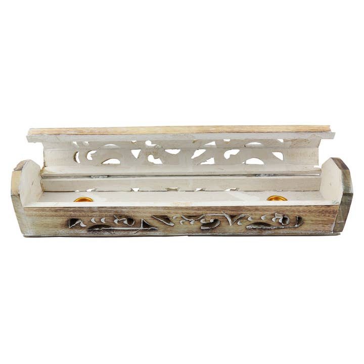 Incense stick holder smoking box antique ornamentation for wholesale by Tribal Trade GmbH