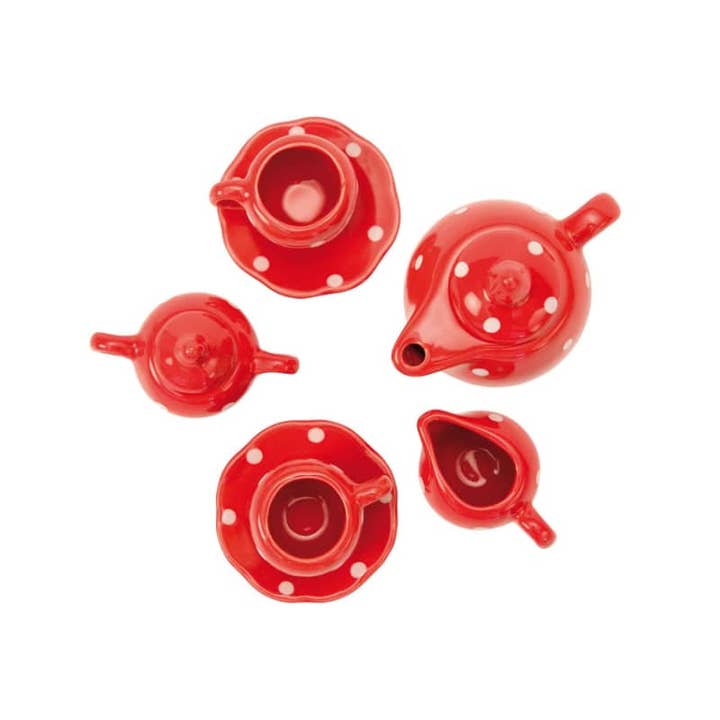 Speedy Monkey - Wholesale Toy Set - Kids - Suitcase - Tea Party Ceramic Set The Big Family - Moulin Roty3