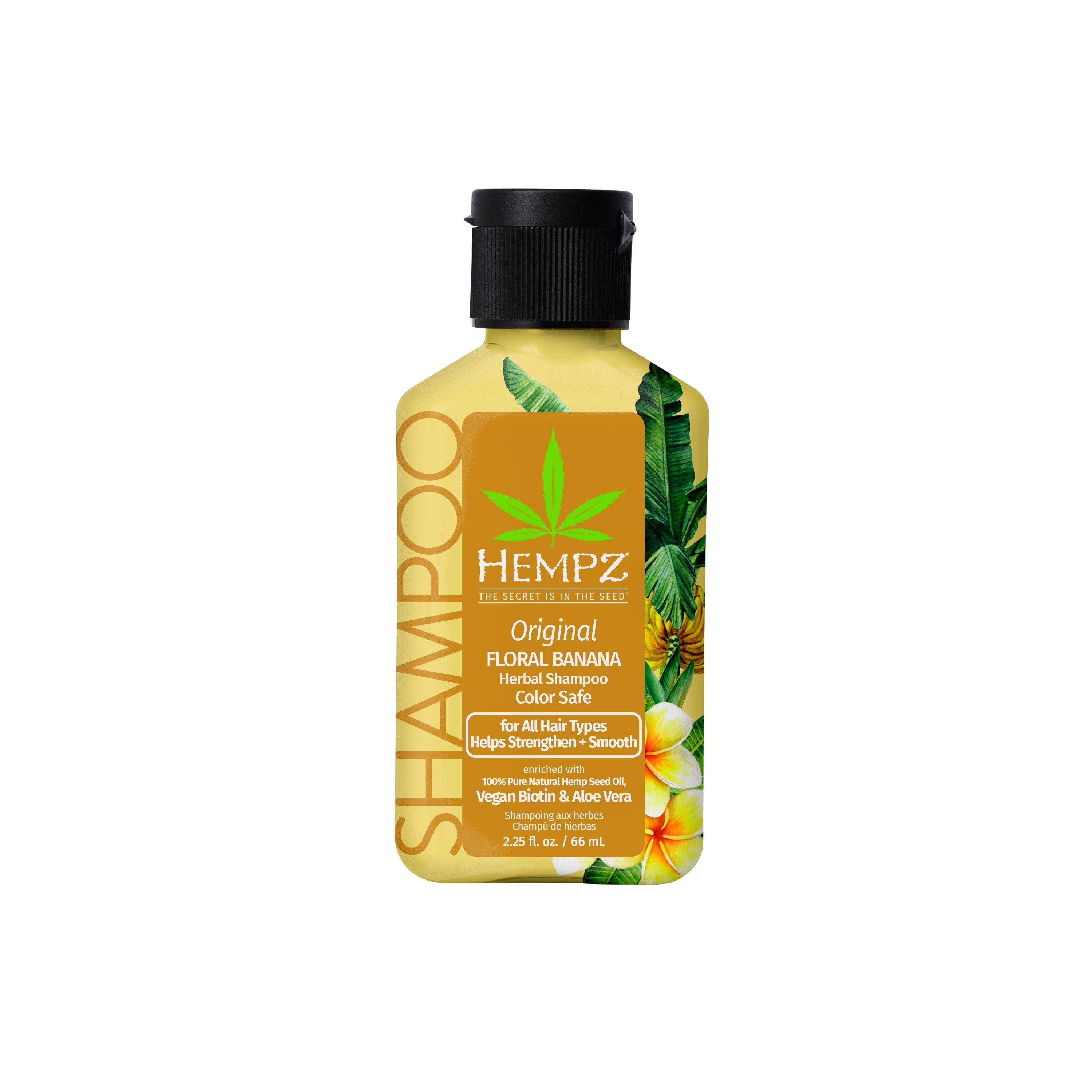 Hempz UK – Großhandel Haarshampoos – Original Floral Banana Kräutershampoo mit veganem Biotin und Aloe Vera für alle Haartypen5
