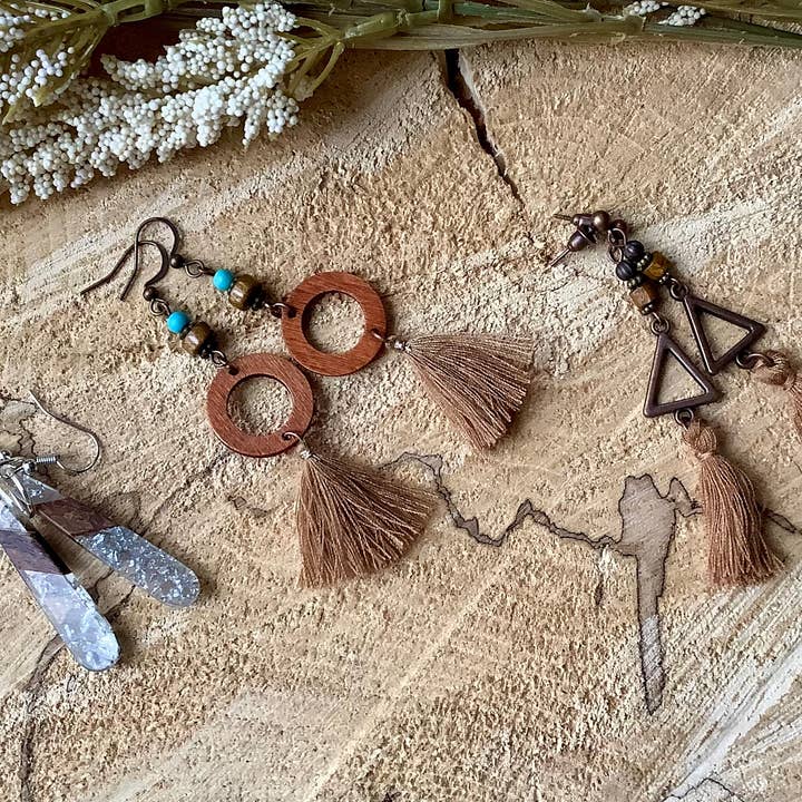 Earrings, dangle earrings, set of earrings for wholesale by Beautiful Boundaries