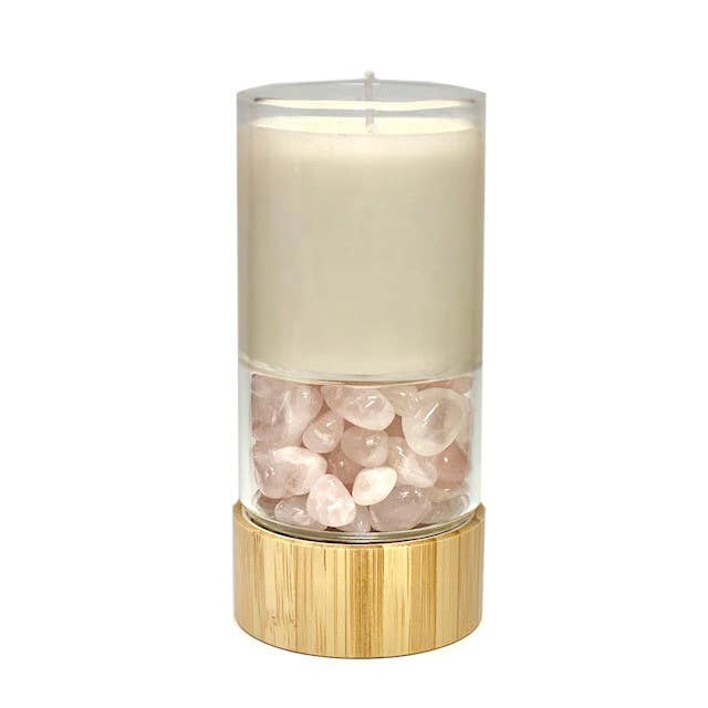 Metastreems - Wholesale Jar/Filled Candle - Crystal Power Candle