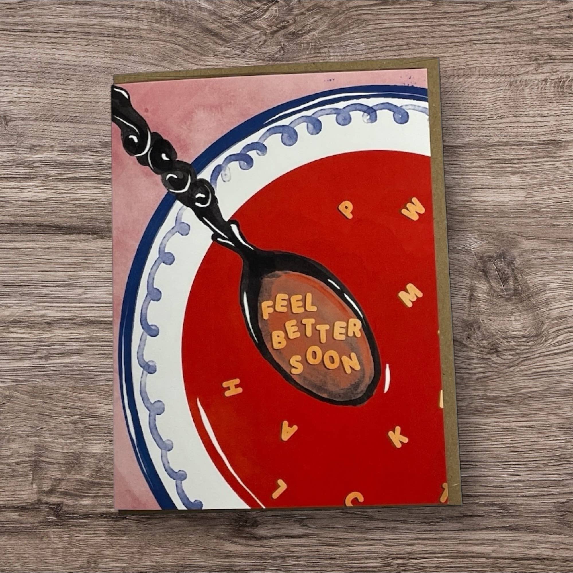 Wild Optimist – wholesale Everyday greeting card – Feel Better Soup Greeting Card2