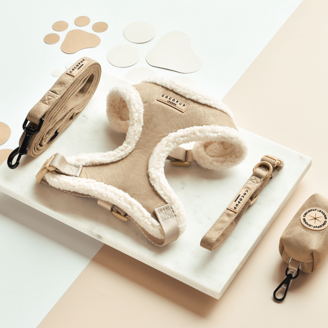 Cocopup London - Wholesale Pet Harness - Dog - Nude Aviator Adjustable Neck Harness3