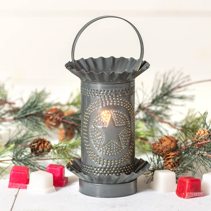 Irvin's Tinware - Wholesale Wax Warmer - Mini Wax Warmer with Regular Star in Country Tin