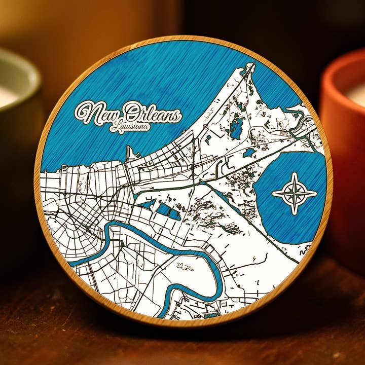 New Orleans, LA Magnet Top Candle (Standard) for wholesale by Fire & Pine