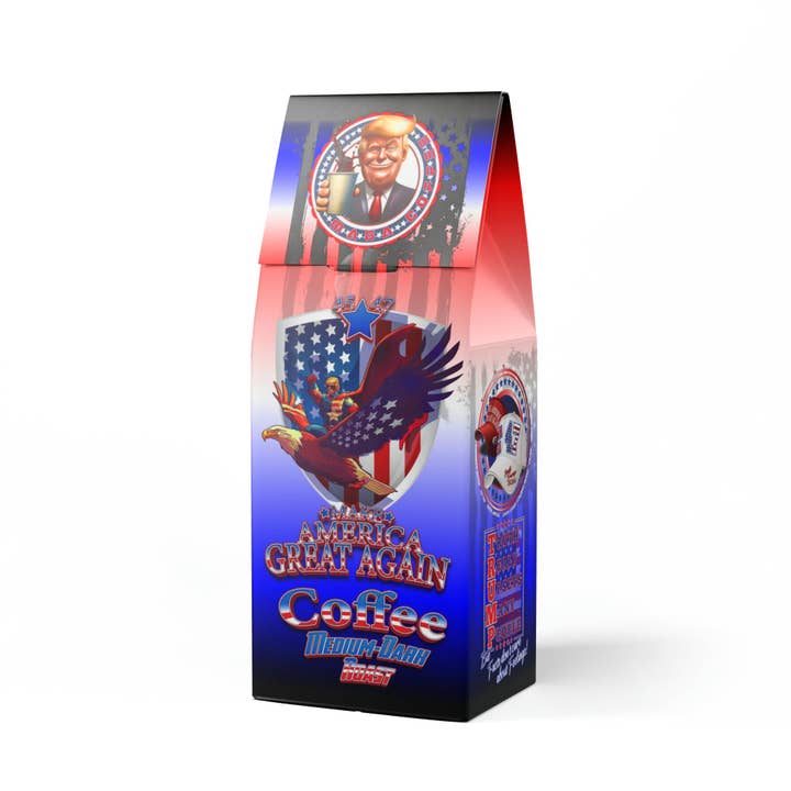 ThingymaGadgets - Wholesale Coffee Beans - Trump- Maga Coffee (Medium-Dark Roast)