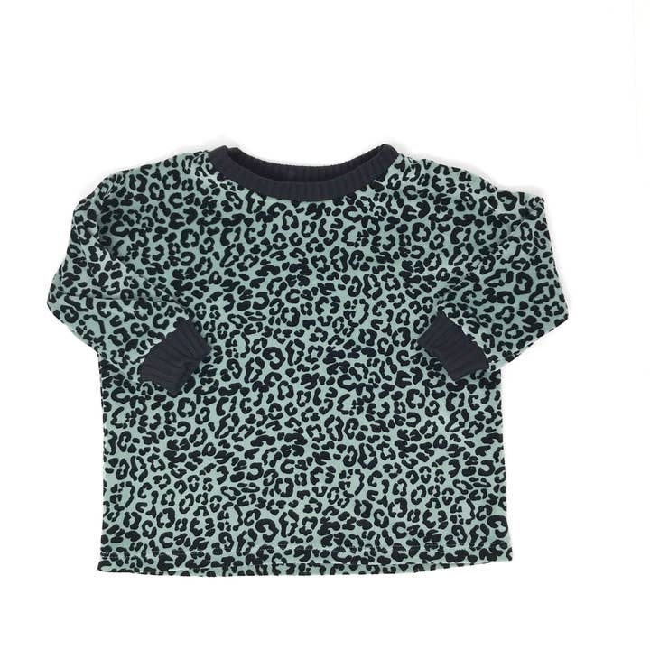 SWEATSHIRT MET DIERENPRINT AAN DE BOVENKANT voor wholesale door Moonkoalas