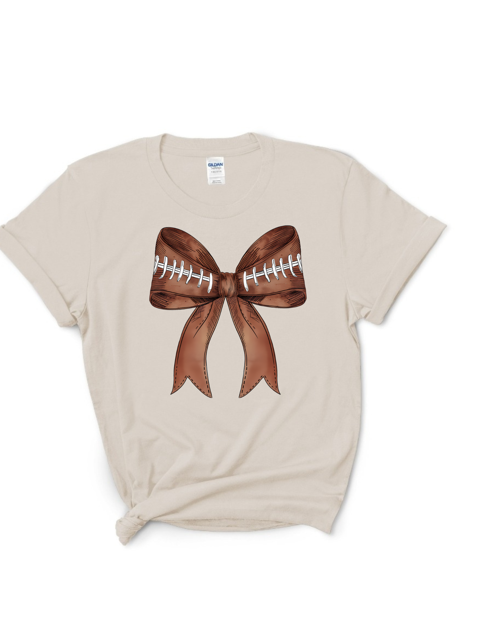 4 little hearts – wholesale Graphic sweatshirt – Women’s – Football preppy bow graphic sweatshirt / tee 1