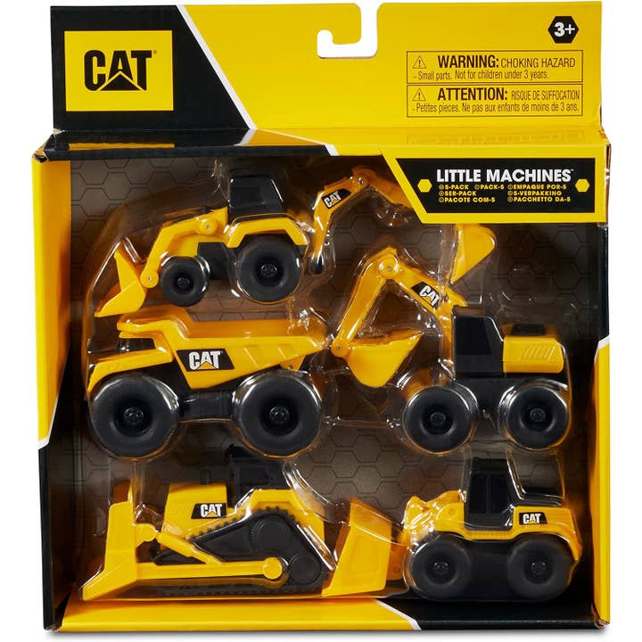 greatique - Wholesale Toy Car/Truck - Kids - Caterpillar CAT Mini Construction Truck Toy Cars Set of 5