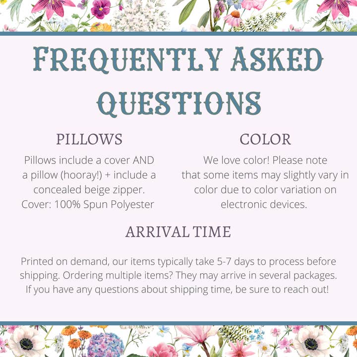 Opal and June - Wholesale Throw/Decorative Pillow - Funny Bookish Pillow: I Was Told There Would Be Dragons3