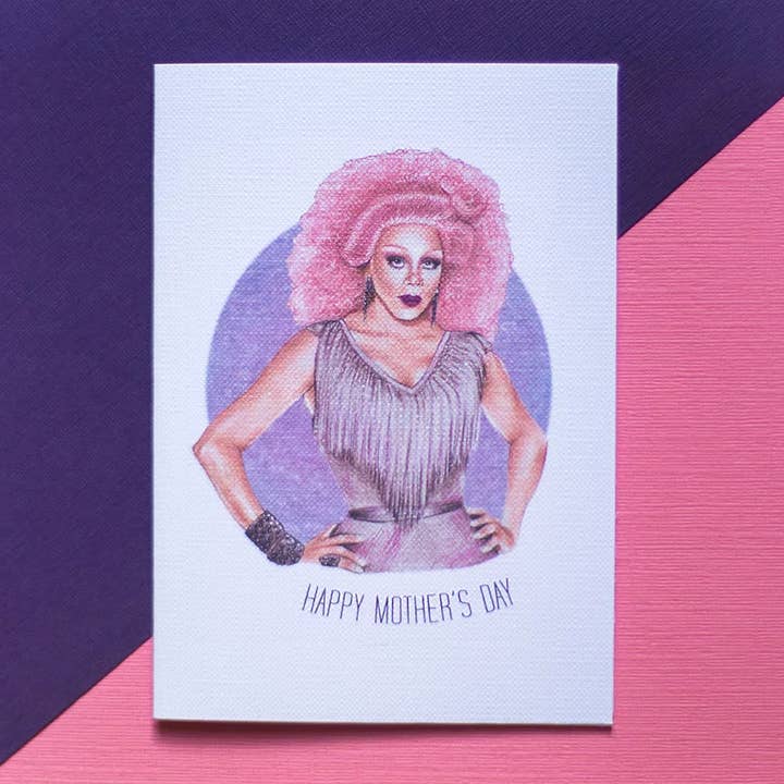 Mothers Day Card for wholesale by Mandy Illustrates