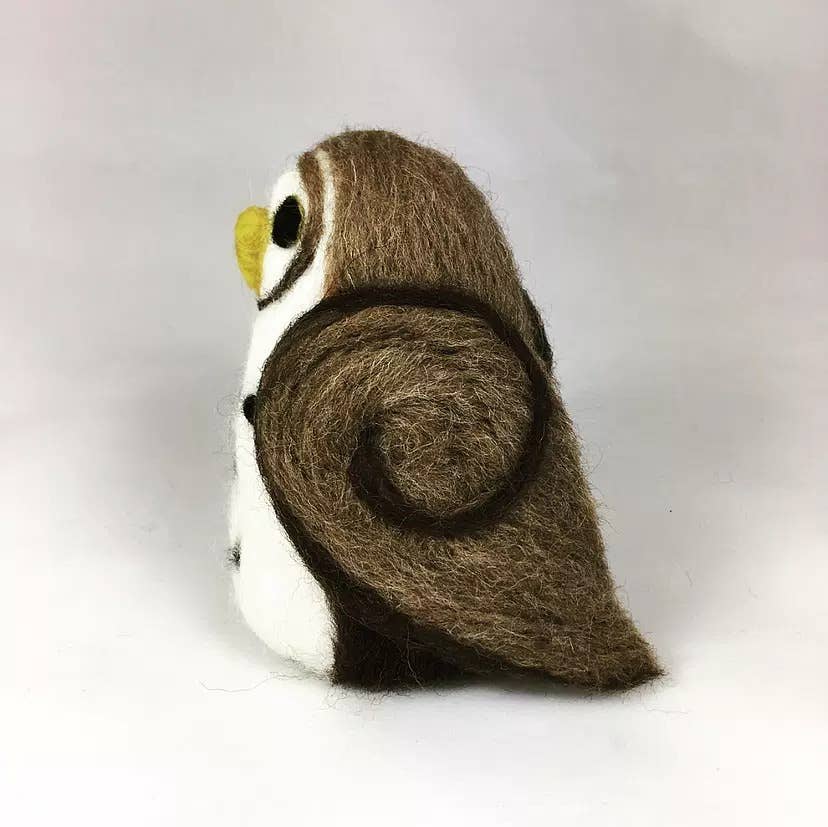 Feather Felts - Wholesale Craft Sewing Kit - Spotty Owl - Needle Felting Kit3