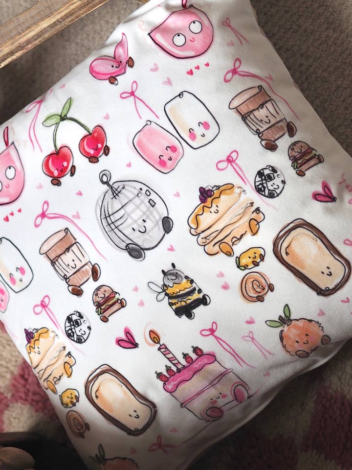 Luxury Cute Doodles 40x40cm Cushion for wholesale by Made by Leah