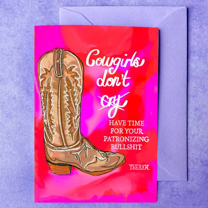 A Cowgirl’s Valentine | Encouragement Card for wholesale by Maker / Scholar